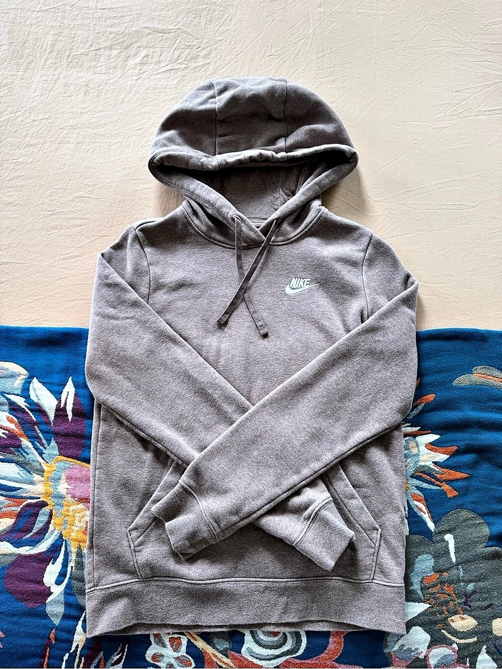 Nike Sportswear Club Fleece Pullover Hoodie Brown XS